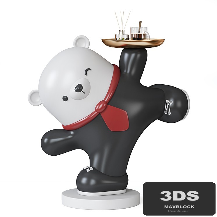 Polar bear organizer / figurine