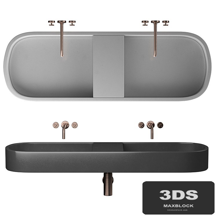 Sink Kast Aura Double Basin