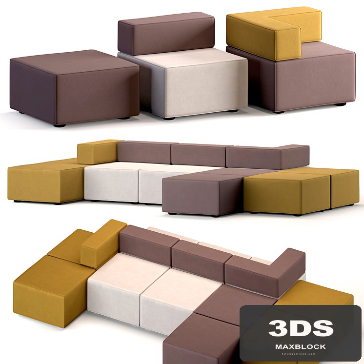 Modular sofa, upholstered furniture