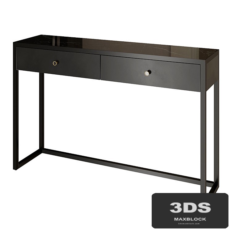 Console For Miss with marble top