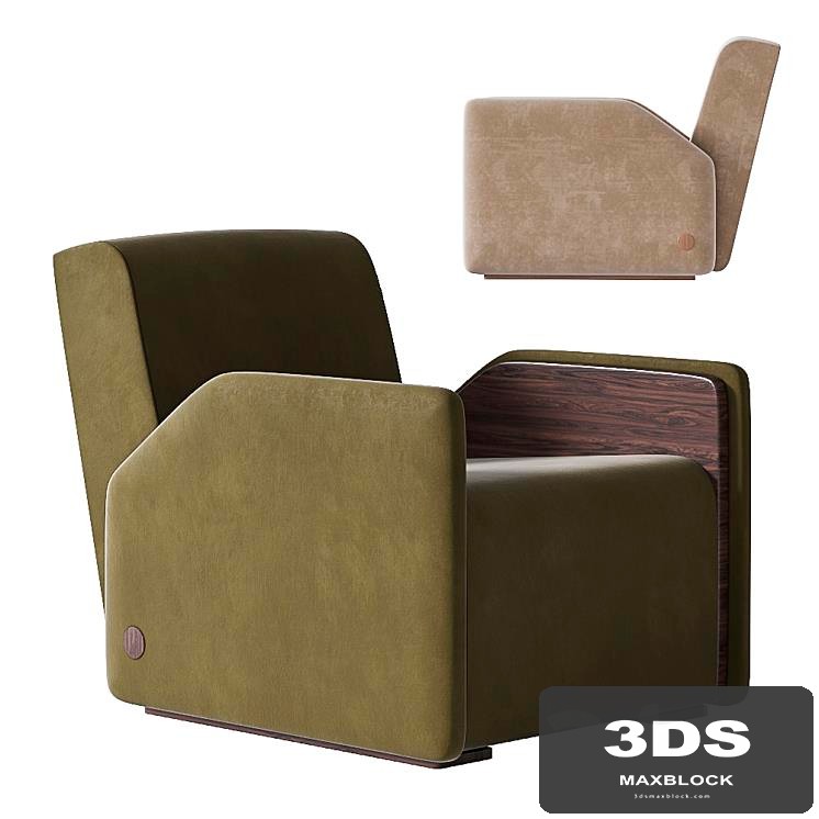Oscar armchair by Charles Kalpakian