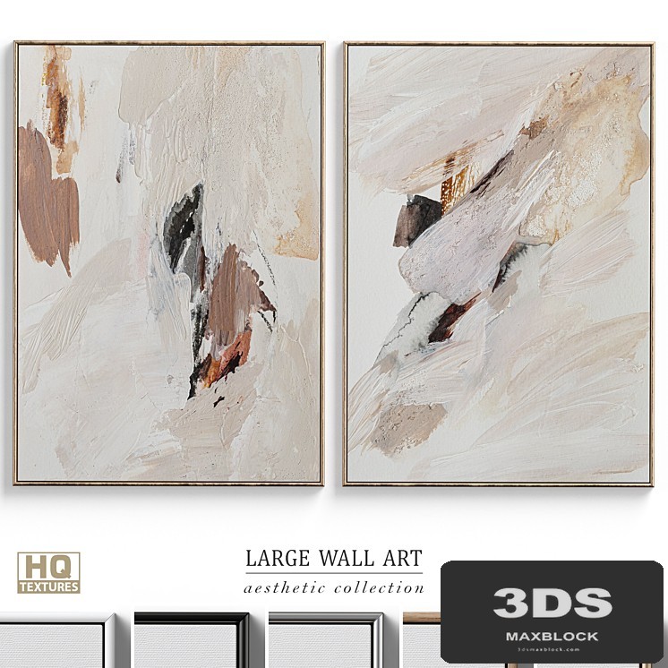 Abstract Textural Wall Art C-361
