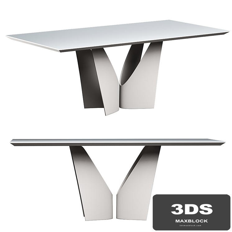Dining table rectangular gray garda decor