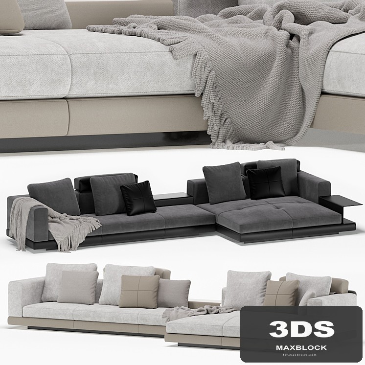 Minotti sofa modular connery