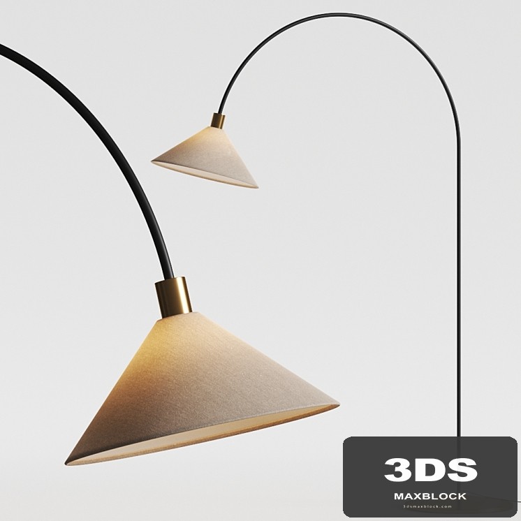 Crate and Barrel Sumner Arc Floor Lamp