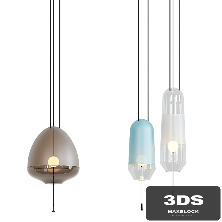 Limpid: Handblown Glass Lights from VANTOT