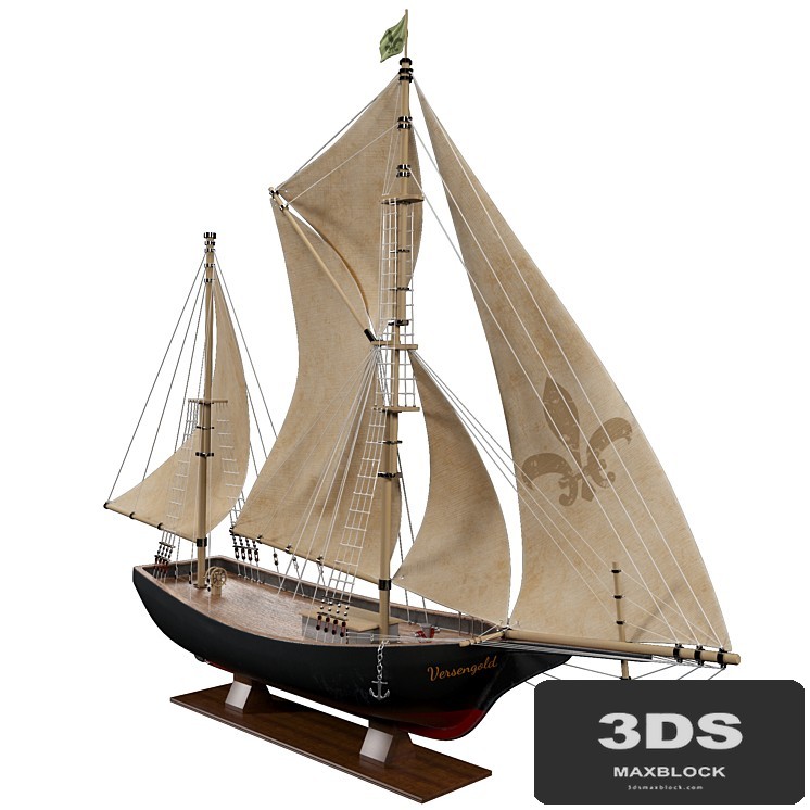 Decorative ship model