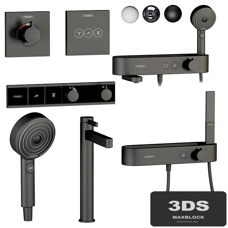 Hansgrohe faucets and showers set 7