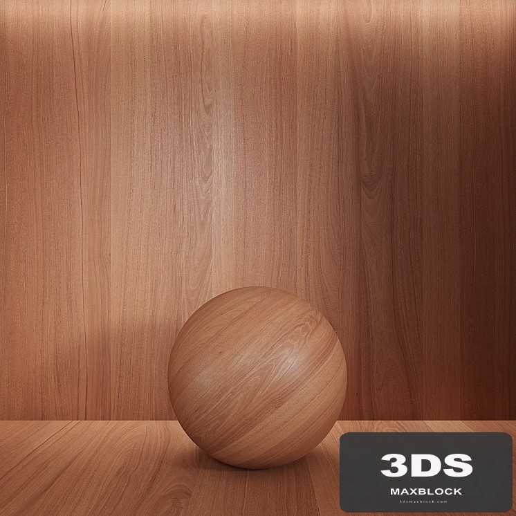 Seamless wood material