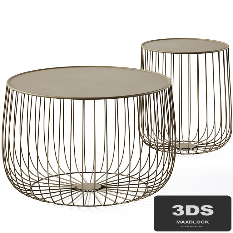Coffee table Flat cage by Cosmo
