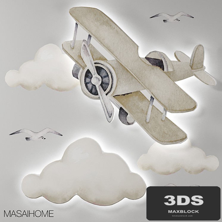 "Airplane and cloud" OM