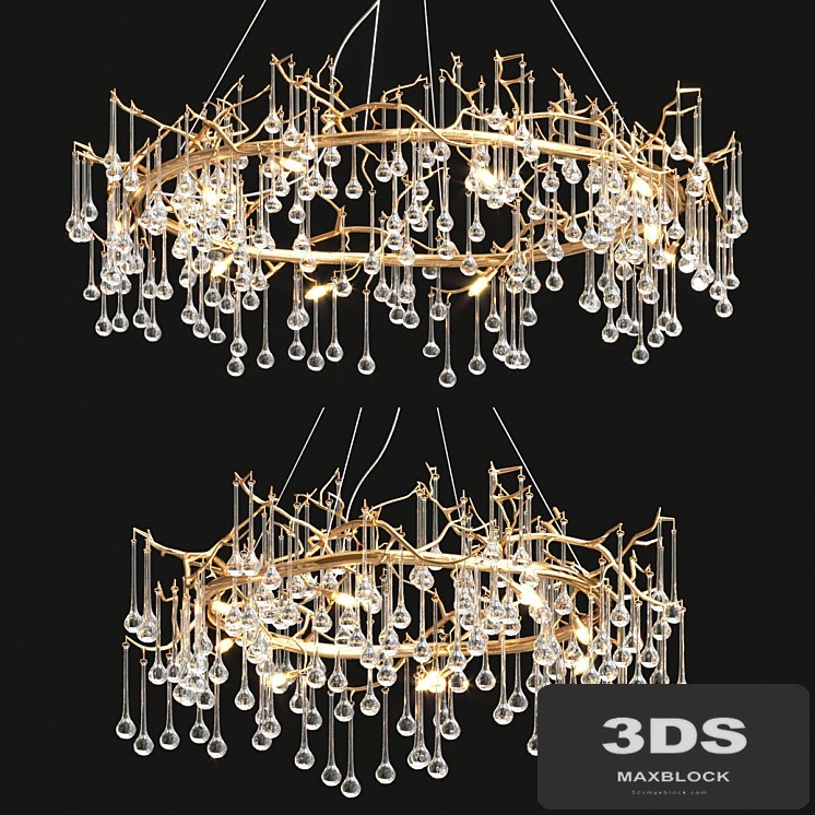 Droplight Chandelier by OasisLamps