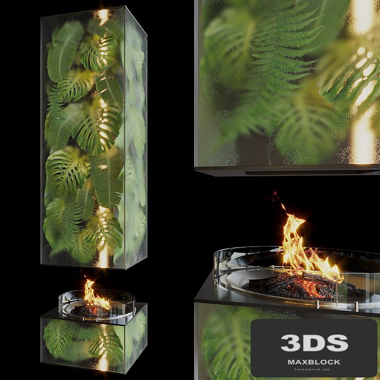 Fito fireplace Greenbox - Vargov Design