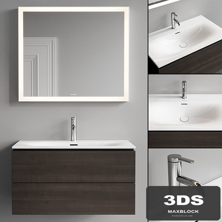 Duravit L-Cube Vanity Unit Set 2