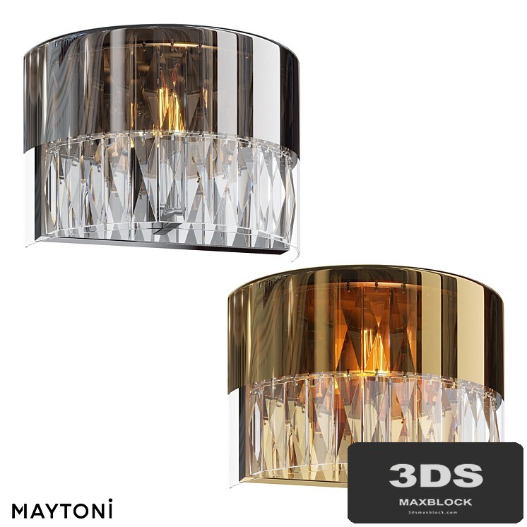 Wall lamp (sconce) MOD313WL-01CH, MOD313WL-01G OM