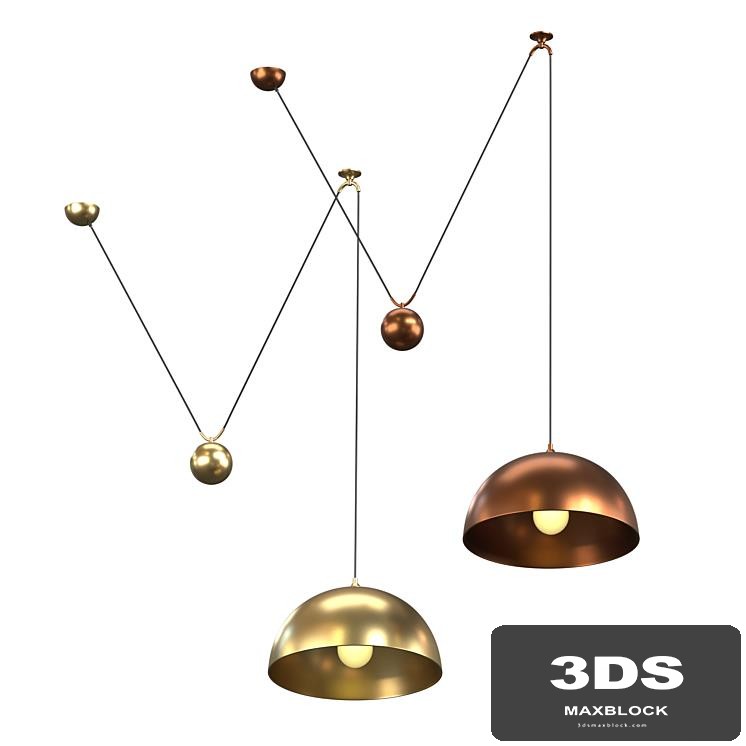 Pendant lamp Florian Schulz Duos