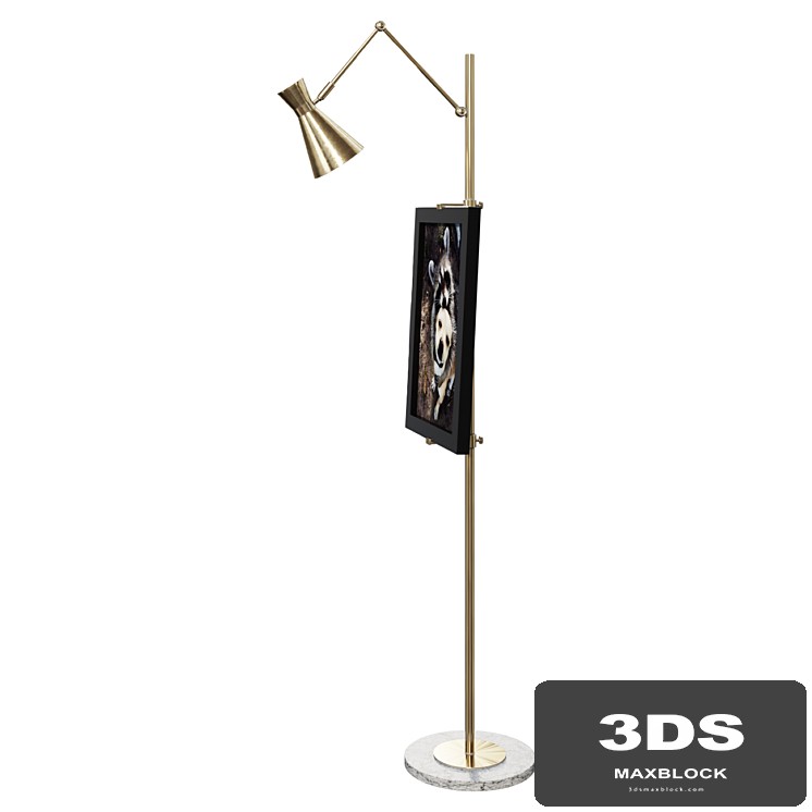 Floor Lamp Modern Easel Floor Lamp