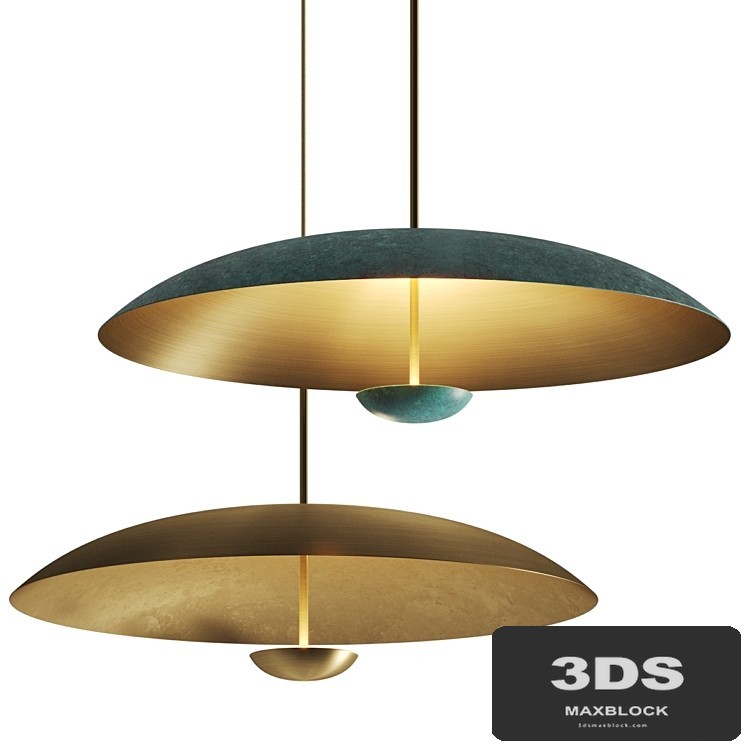 Atelier001 Cosmis Oxidium & Verdigris Pendant Lamps