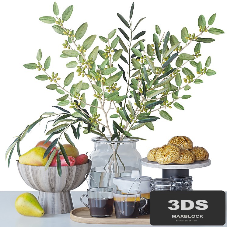 Decorative set for the kitchen