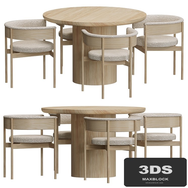 N-SC01 chair by Norm Architects Dining Table