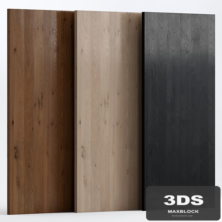 Oak_Knotty wood with 3 materials