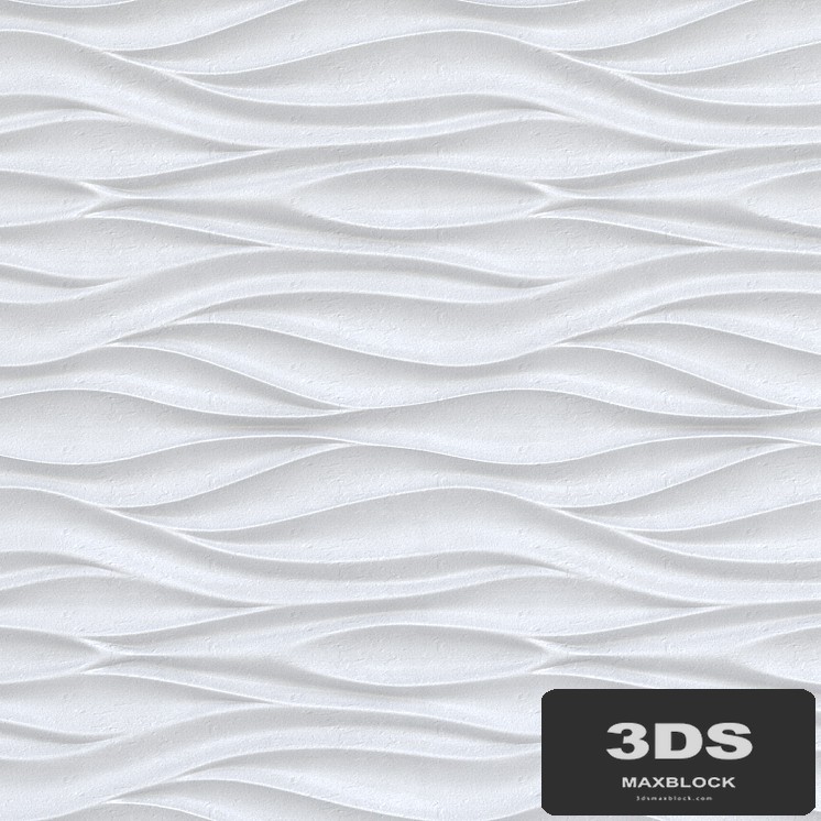 Designer 3D gypsum panel Artpole Silk