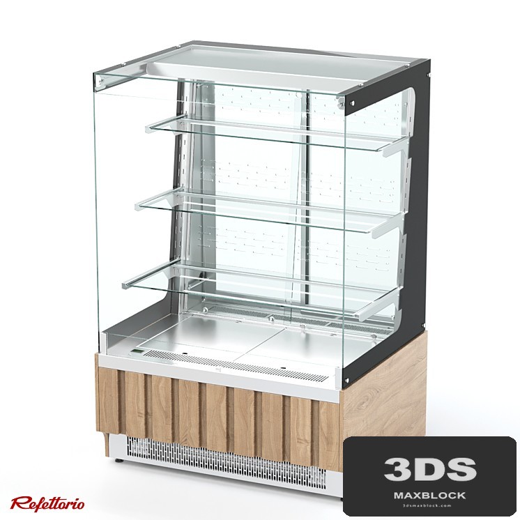 Refrigerated confectionery showcase (3 shelves) RKC2 AO Crystal