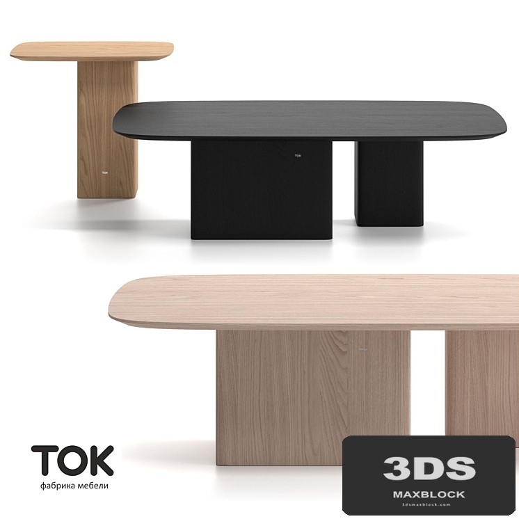 SERIES OF COFFEE TABLES "NORI"