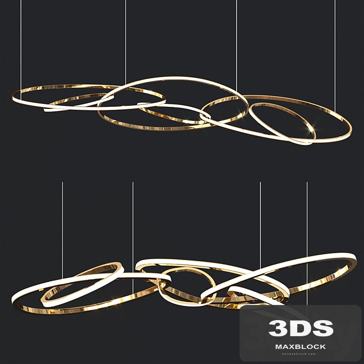 Niamh Barry Long Ring Chandeliers