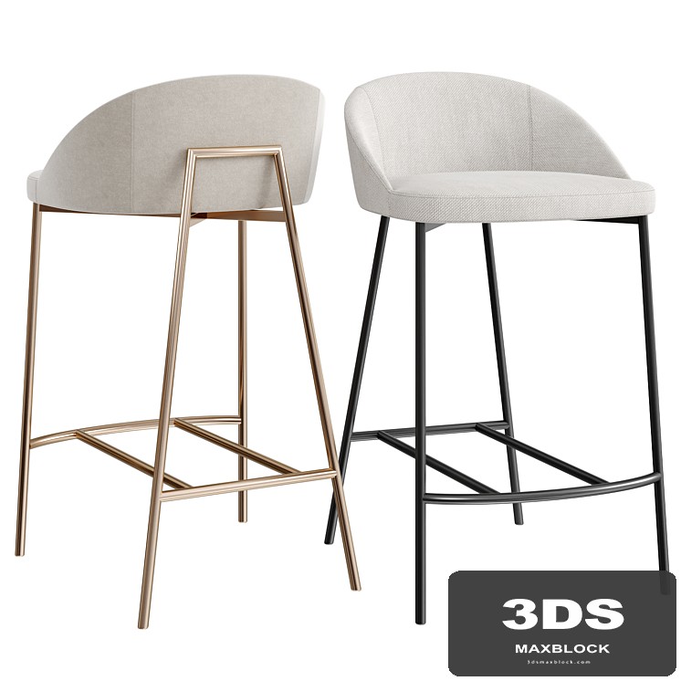 Soco Counter Stool Charcoal