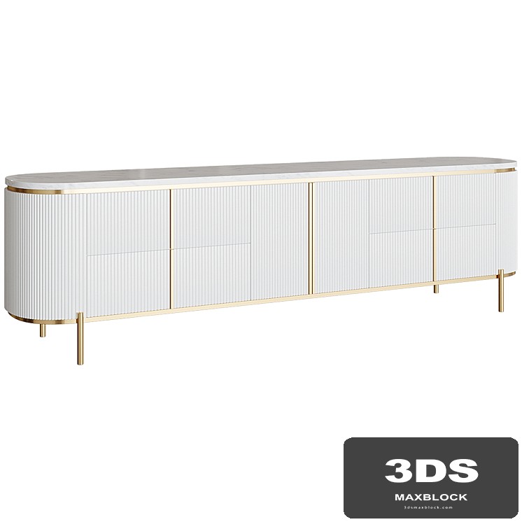 TV bench Modern Oval