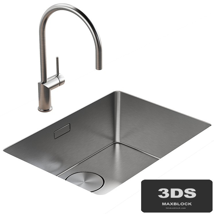 101 FRANKE Mythos MYX with Rhythm kitchen faucet