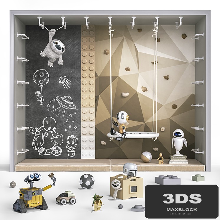Toys , decor and furniture for nursery 127
