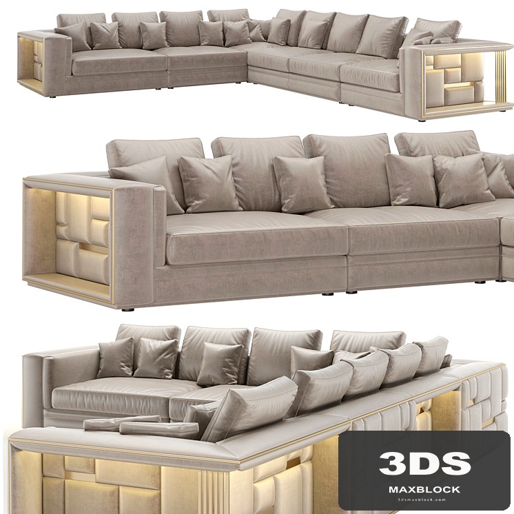 Visionnaire Babylon Rack sofa