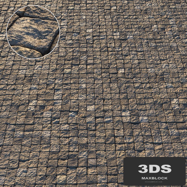 Square paving slab material 02