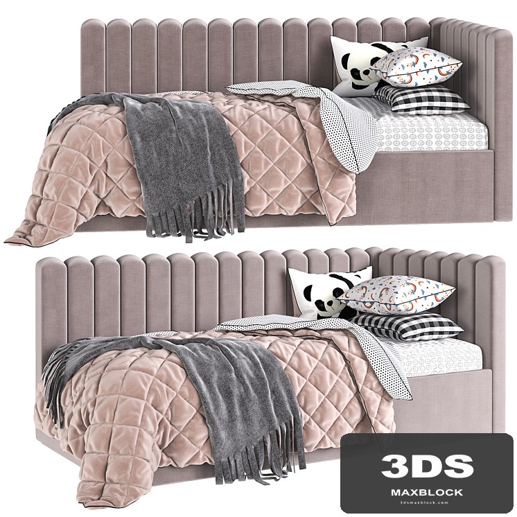 Avalon Upholstered Corner Bed