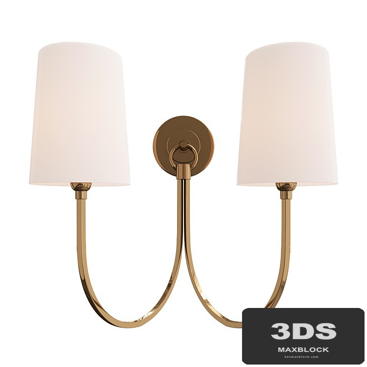 DOUBLE SWAG SCONCE - 2 LIGHT