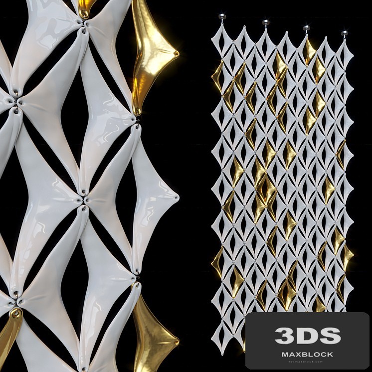Decorative suspended partition wall Vargov® Design