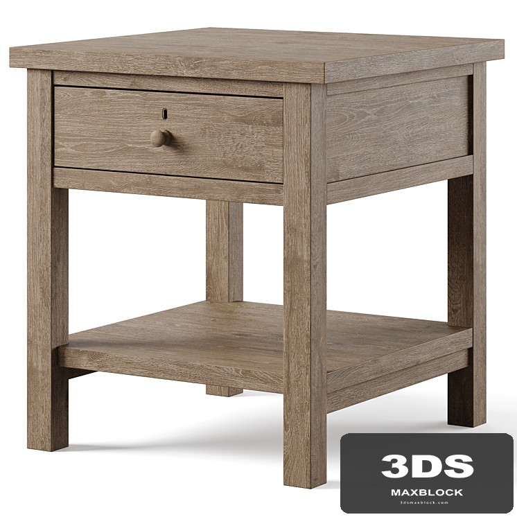 Farmhouse 22" End Table by pottery barn