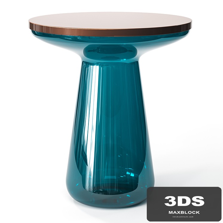 Glass coffee table