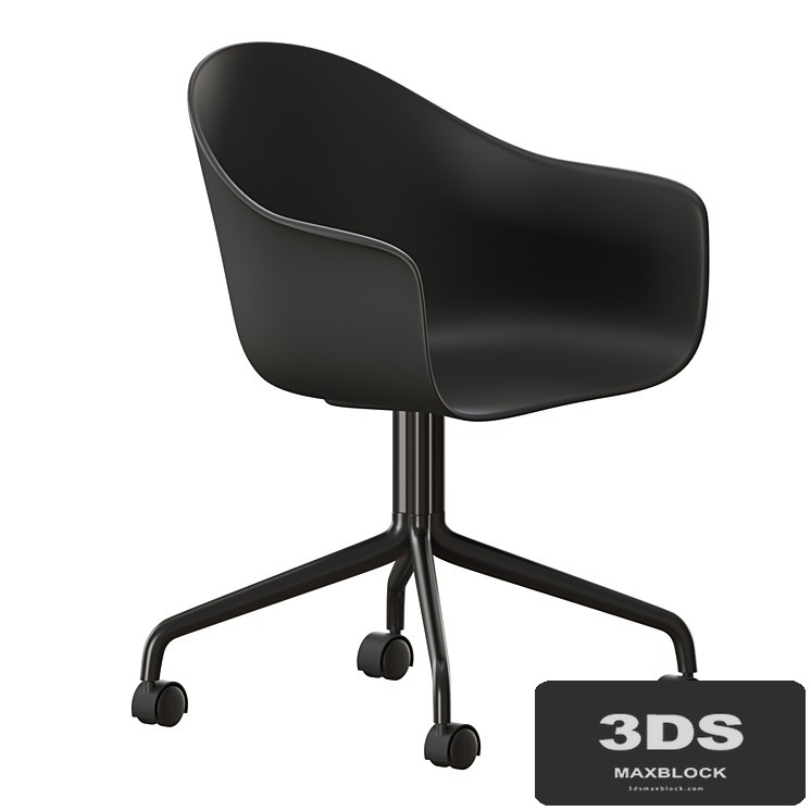 Harbor Dining Chair Star Base W Casters