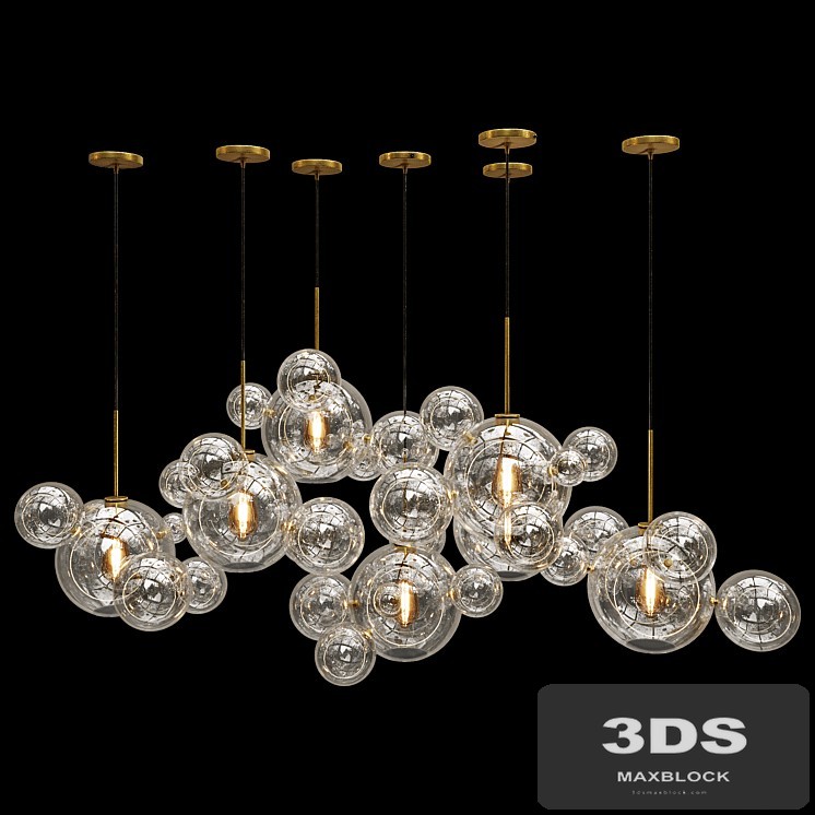 Soap Bubble Pendant Light Collection 002