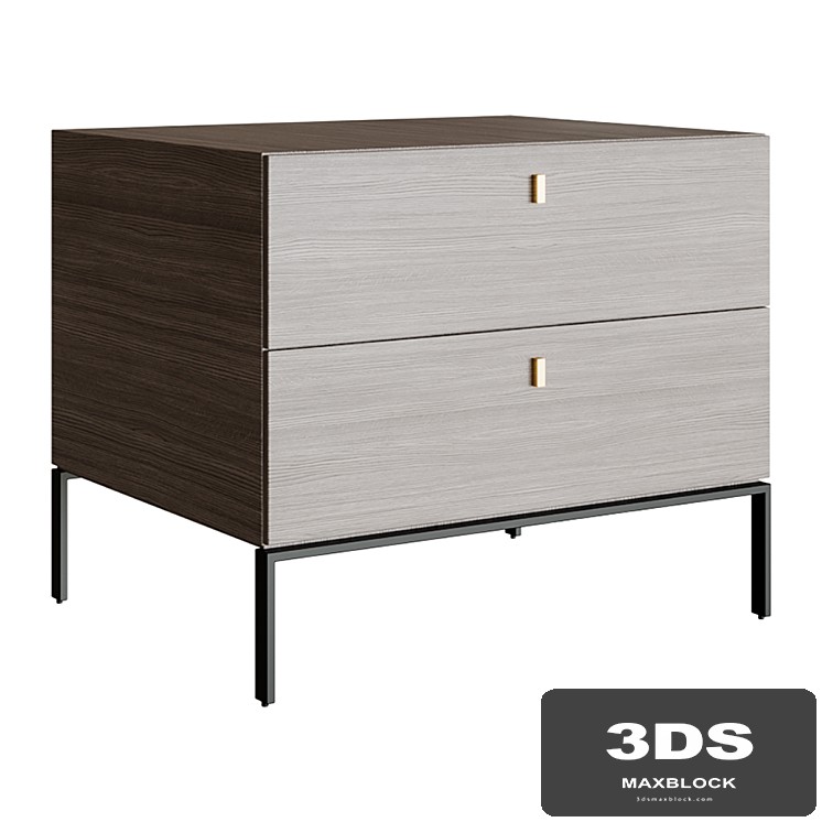 Bedside table Laskasas AMBER
