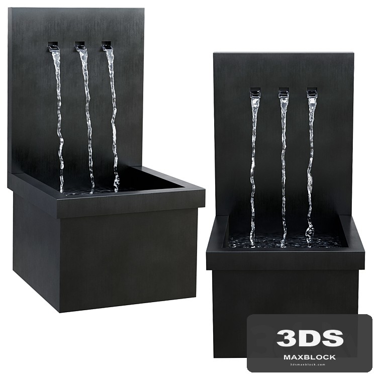 Modernist Wall Fountain