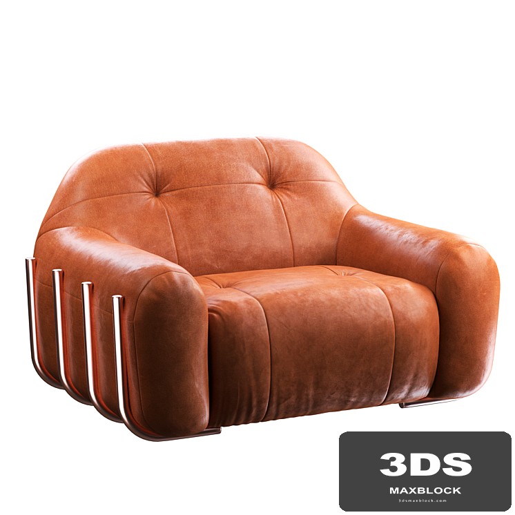Brace Leather Chair