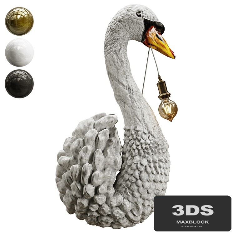 Swan Wall Light