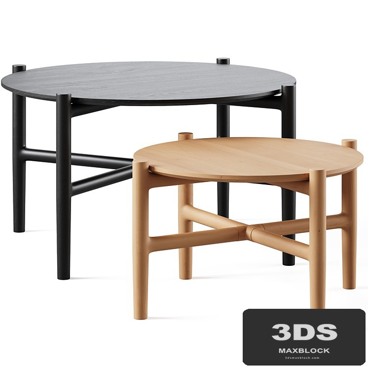 Coffee table HOLTON round by Rowico Home