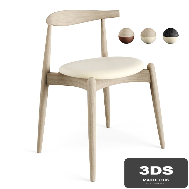 Ch20 Elbow chair by Charl Hansen