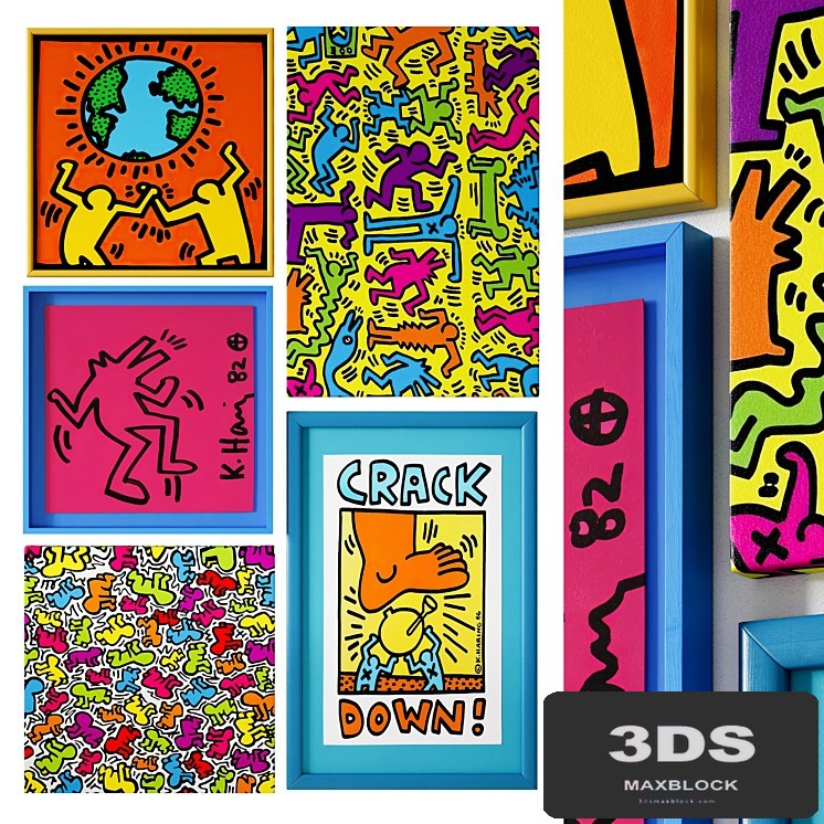 Painting set / Keith Haring