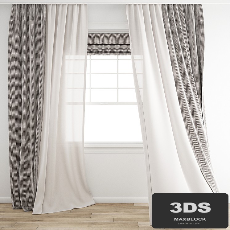 Curtain 573/Wind blowing effect 15